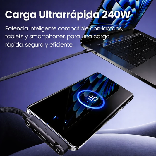 Cable 240W Carga Rápida Ultra